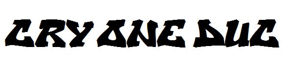 Cry One Duc字体