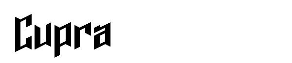 Cupra字体