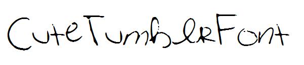 CuteTumblrFont字体