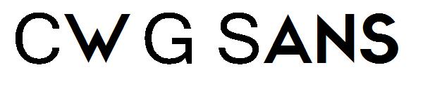 CWG Sans字体