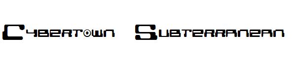 Cybertown Subterranean字体