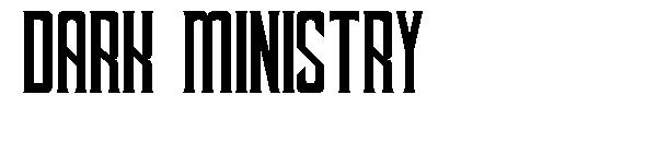 Dark Ministry字体