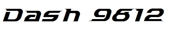 Dash 9812字体