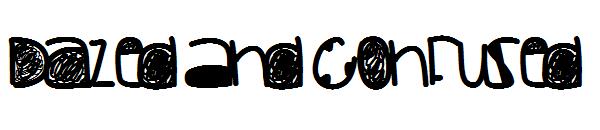 Dazed And Confused字体