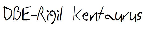 DBE-Rigil Kentaurus字体