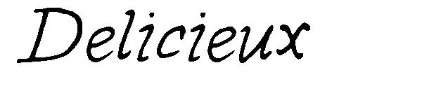 Delicieux字体