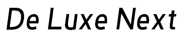 De Luxe Next字体