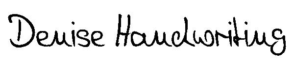 Denise Handwriting字体