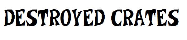 Destroyed Crates字体