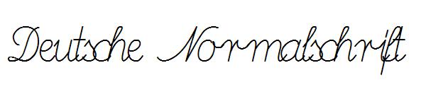 Deutsche Normalschrift字体