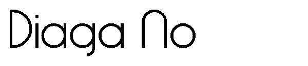 Diaga No字体