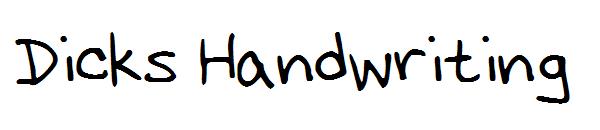 Dicks Handwriting字体