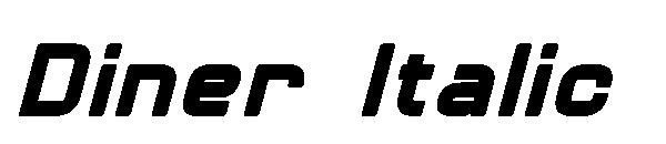 Diner Italic字体