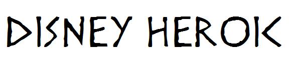 Disney Heroic字体