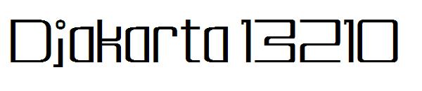 Djakarta 13210字体