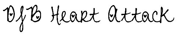 DJB Heart Attack字体