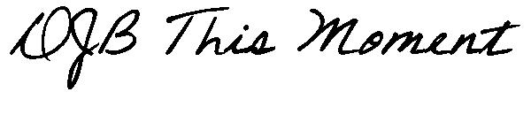 DJB This Moment字体