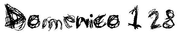 Domenico 128字体
