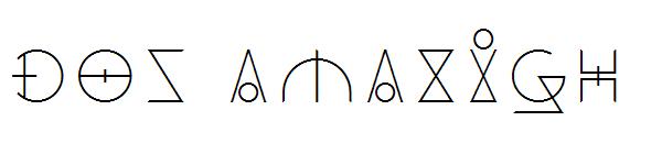 Dos Amazigh字体