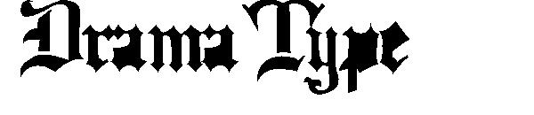 Drama Type字体