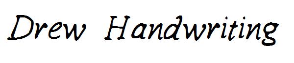 Drew Handwriting字体