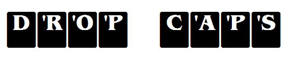 Drop Caps字体