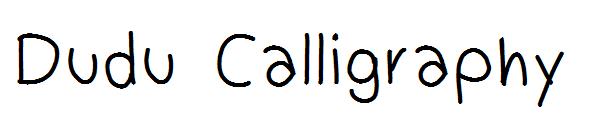 Dudu Calligraphy字体
