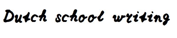 Dutch school writing字体