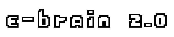 E-Brain 2.0字体
