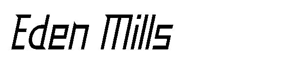 Eden Mills字体