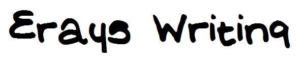 Erays Writing字体