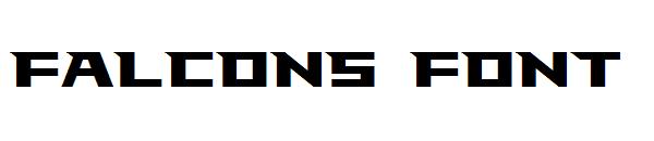 Falcons Font字体