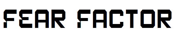 Fear Factor字体