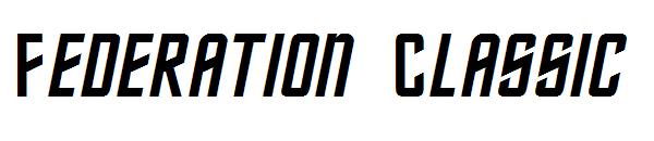 Federation Classic字体