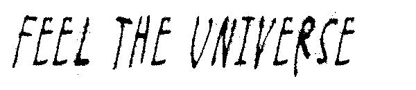 Feel the universe字体