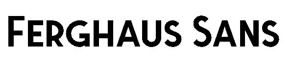 Ferghaus Sans字体