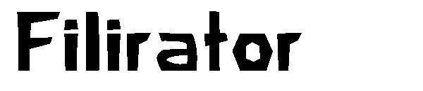 Filirator字体