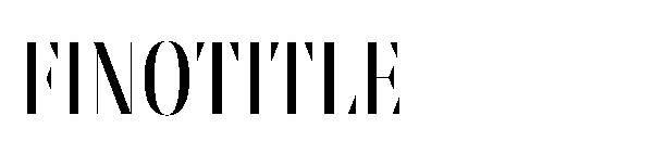FinoTitle字体