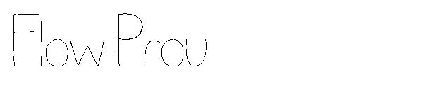 Flow Prou字体