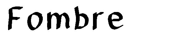 Fombre字体