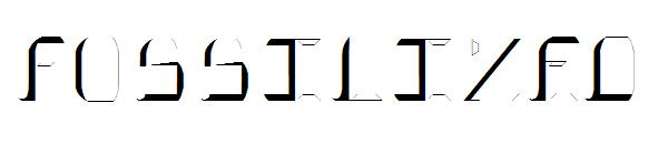 Fossilized字体