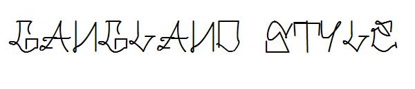 Gangland Style字体