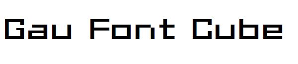 Gau Font Cube字体
