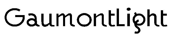 GaumontLight字体