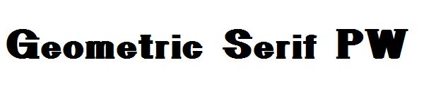Geometric Serif PW字体