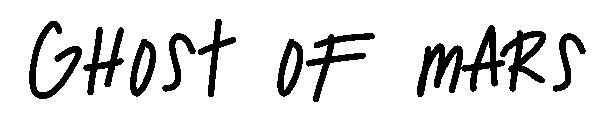 Ghost Of Mars字体