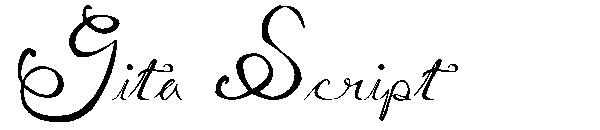Gita Script字体