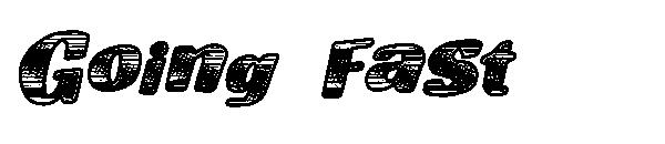 Going Fast字体