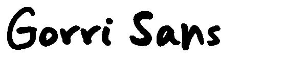 Gorri Sans字体