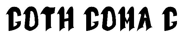 Goth Goma G字体